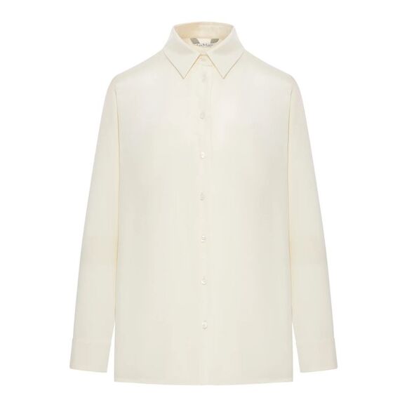 Max Mara Women Stretch Silk Cady Shirt